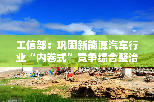 工信部：巩固新能源汽车行业“内卷式”竞争综合整治成效
