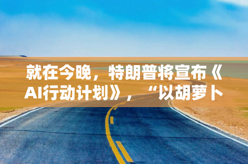 就在今晚，特朗普将宣布《AI行动计划》，“以胡萝卜为主，而非大棒”？