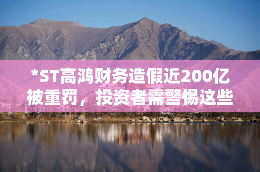 *ST高鸿财务造假近200亿被重罚，投资者需警惕这些指标异动