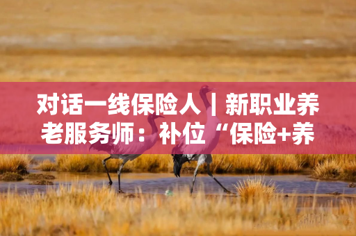 对话一线保险人｜新职业养老服务师：补位“保险+养老”生态核心拼图