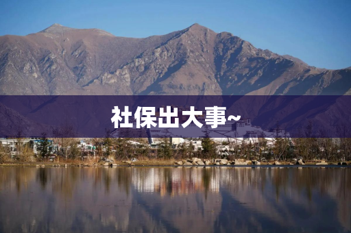 社保出大事~