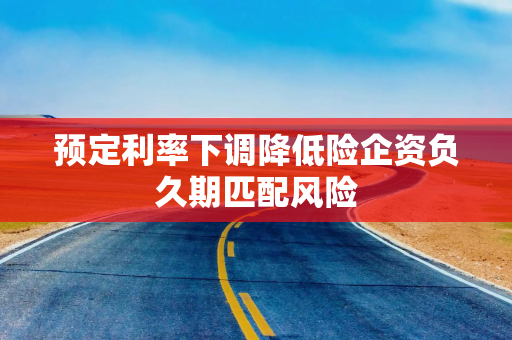预定利率下调降低险企资负久期匹配风险