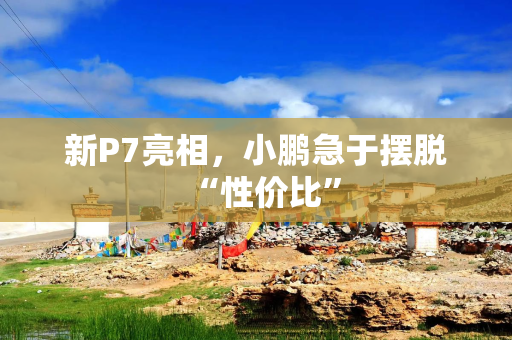新P7亮相，小鹏急于摆脱“性价比”