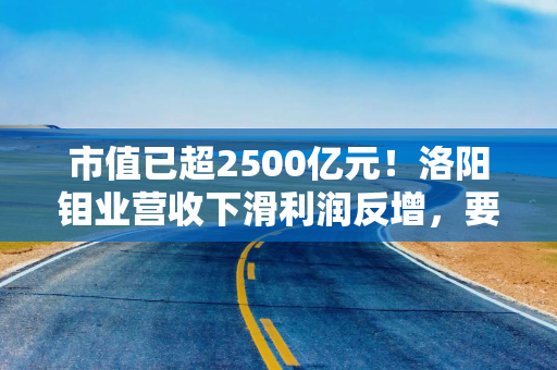 市值已超2500亿元！洛阳钼业营收下滑利润反增，要聚焦铜和黄金