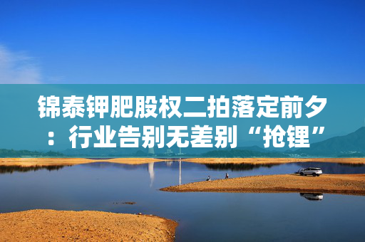 锦泰钾肥股权二拍落定前夕：行业告别无差别“抢锂”，兆新股份股价震荡现分化信号