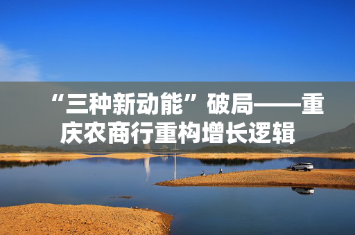 “三种新动能”破局——重庆农商行重构增长逻辑