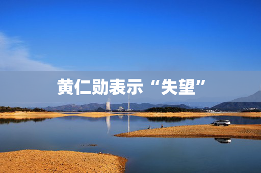 黄仁勋表示“失望”