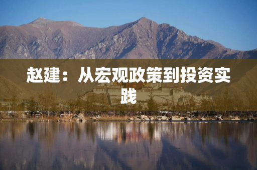 赵建：从宏观政策到投资实践
