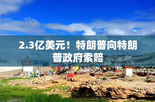 2.3亿美元！特朗普向特朗普政府索赔