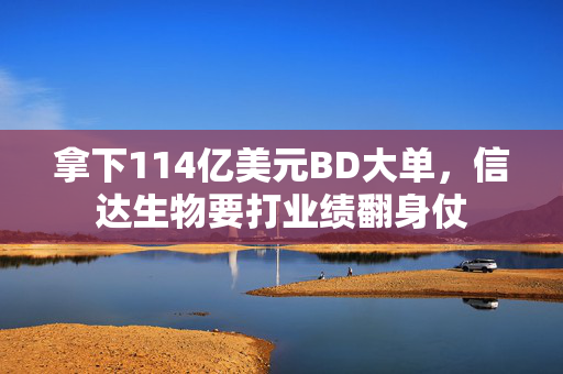 拿下114亿美元BD大单，信达生物要打业绩翻身仗