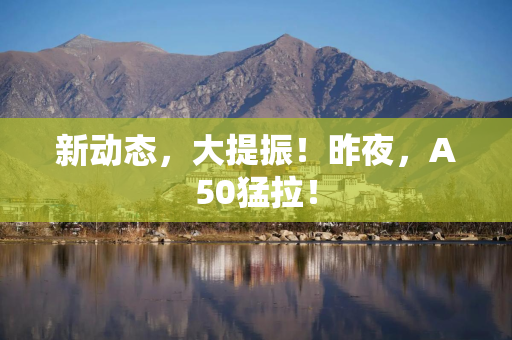 新动态，大提振！昨夜，A50猛拉！