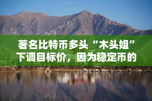 著名比特币多头“木头姐”下调目标价，因为稳定币的“取代”