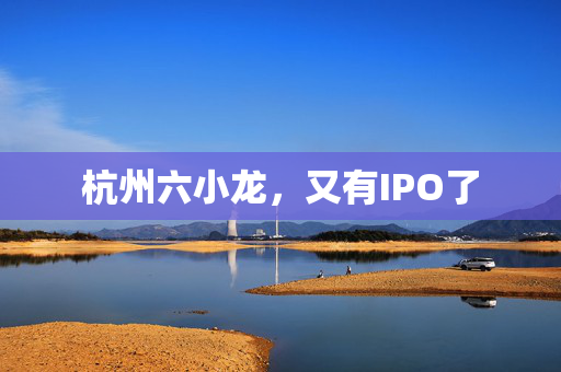 杭州六小龙，又有IPO了