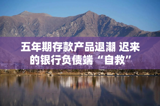五年期存款产品退潮 迟来的银行负债端“自救”