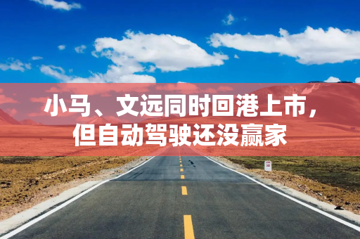 小马、文远同时回港上市，但自动驾驶还没赢家