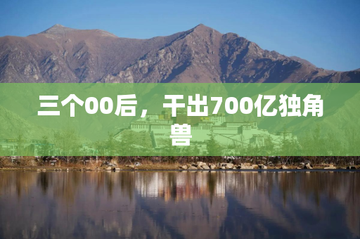 三个00后,干出700亿独角兽 三个00后,干出700亿独角兽