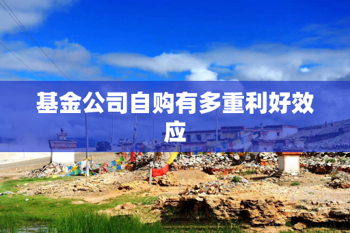 基金公司自购有多重利好效应