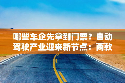哪些车企先拿到门票?自动驾驶产业迎来新节点:两款L3级自动驾驶汽车获准上路试点 哪些车企先拿到门票?自动驾驶产业迎来新节点:两款L3级自动驾驶汽车获准上路试点