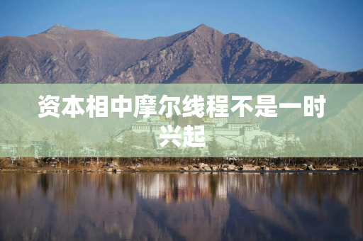 资本相中摩尔线程不是一时兴起