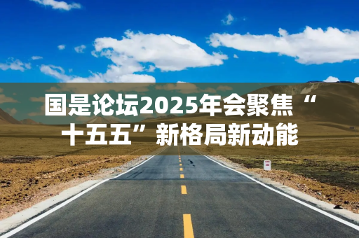 国是论坛2025年会聚焦“十五五”新格局新动能