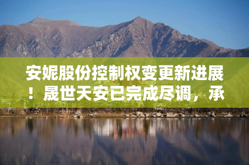 安妮股份控制权变更新进展!晟世天安已完成尽调,承诺所获股份延长18个月锁定期 安妮股份控制权变更新进展!晟世天安已完成尽调,承诺所获股份延长18个月锁定期