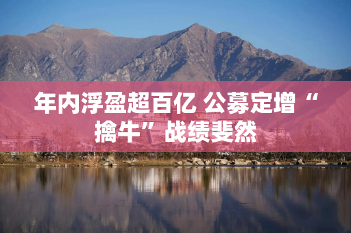 年内浮盈超百亿 公募定增“擒牛”战绩斐然