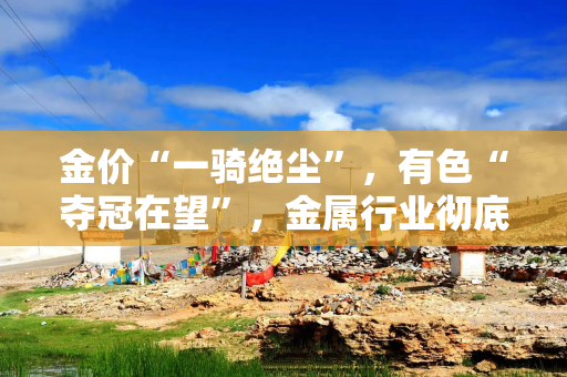 金价“一骑绝尘”，有色“夺冠在望”，金属行业彻底火了