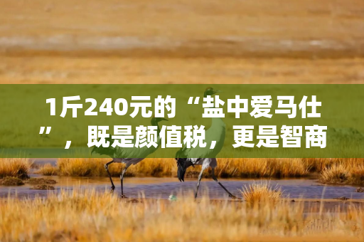 1斤240元的“盐中爱马仕”，既是颜值税，更是智商税