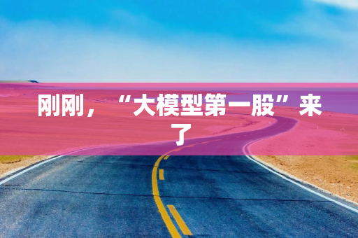 刚刚，“大模型第一股”来了