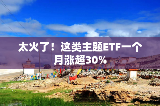 太火了！这类主题ETF一个月涨超30%