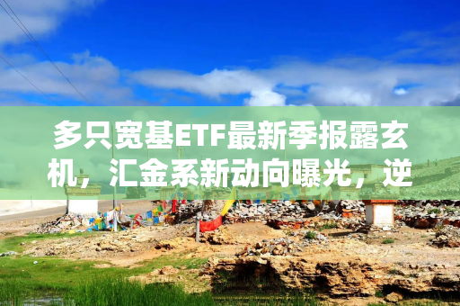 多只宽基ETF最新季报露玄机，汇金系新动向曝光，逆周期调节路线图浮现