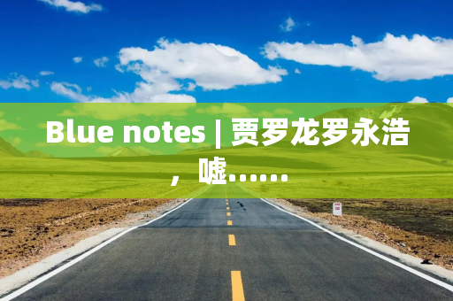 Blue notes | 贾罗龙罗永浩，嘘……