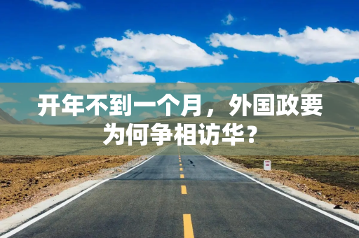 开年不到一个月，外国政要为何争相访华？