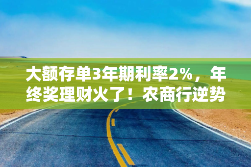 大额存单3年期利率2%，年终奖理财火了！农商行逆势加息，3年定存最高1.75%