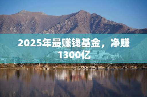 2025年最赚钱基金，净赚1300亿
