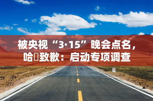 被央视“3·15”晚会点名，哈啰致歉：启动专项调查