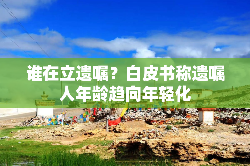 谁在立遗嘱？白皮书称遗嘱人年龄趋向年轻化