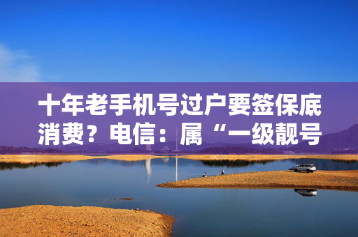 十年老手机号过户要签保底消费？电信：属“一级靓号”，已专项申请免除