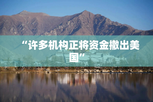 “许多机构正将资金撤出美国”