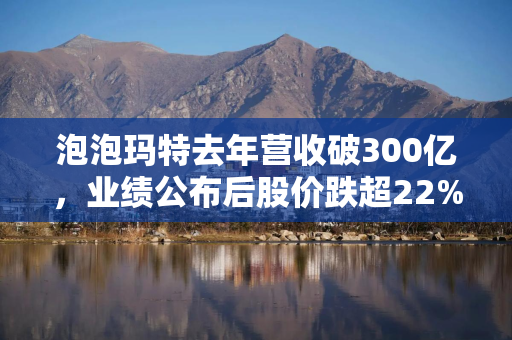泡泡玛特去年营收破300亿，业绩公布后股价跌超22%