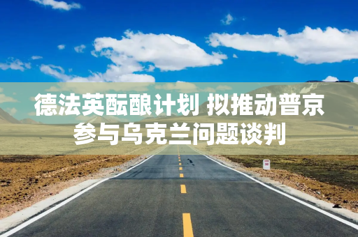 德法英酝酿计划 拟推动普京参与乌克兰问题谈判