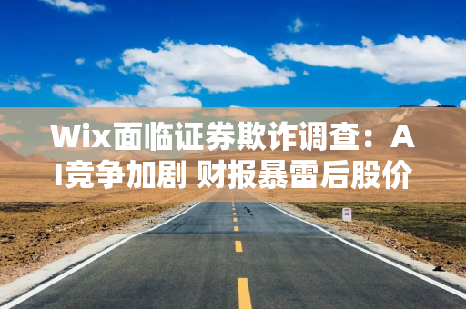 Wix面临证券欺诈调查：AI竞争加剧 财报暴雷后股价暴跌27%