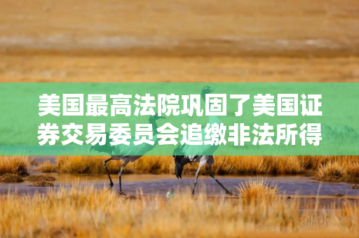 美国最高法院巩固了美国证券交易委员会追缴非法所得的权力