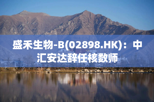 盛禾生物-B(02898.HK)：中汇安达辞任核数师