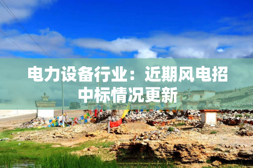 电力设备行业：近期风电招中标情况更新
