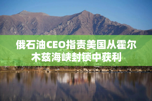 俄石油CEO指责美国从霍尔木兹海峡封锁中获利