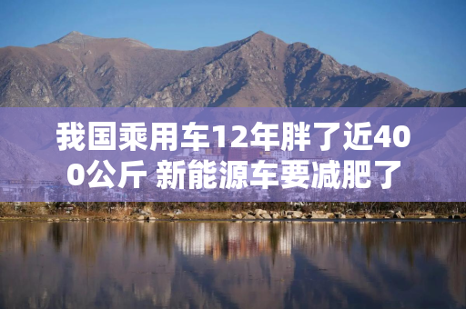 我国乘用车12年胖了近400公斤 新能源车要减肥了