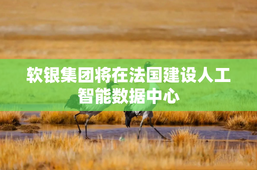 软银集团将在法国建设人工智能数据中心