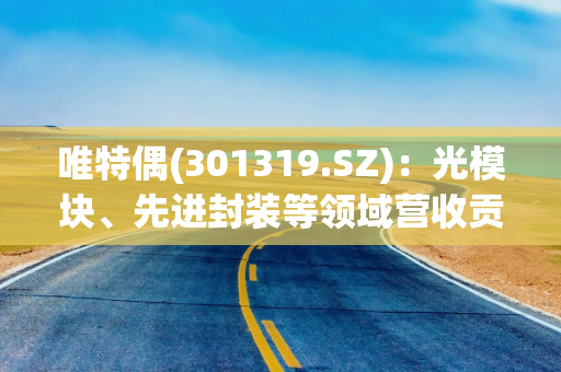 唯特偶(301319.SZ)：光模块、先进封装等领域营收贡献尚处于较低水平 不会对公司业绩产生重大影响