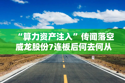 “算力资产注入”传闻落空 威龙股份7连板后何去何从？